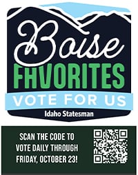 Boise Favourites | Vote for Us | Idaho Statesmen | Scan the code to vote daily through friday, October 23!